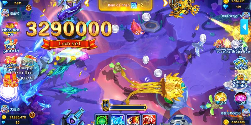 Chiến thuật chinh phục game Cai Shen Fishing